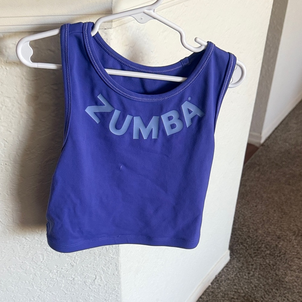 Zumba Fitness Purple Crop Top